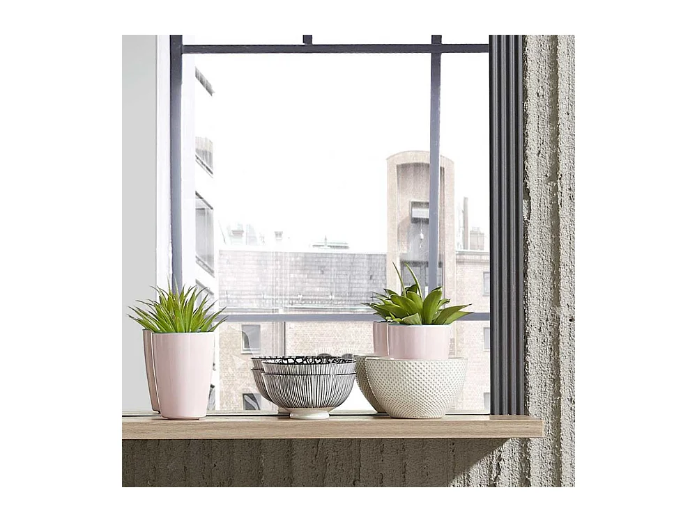 Wandspiegel in Dunkelgrau und Eichefarben Landhausstil