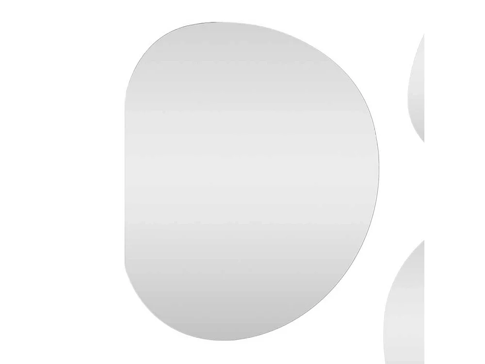 Wandspiegel Set in organischer Form modernes Design (dreiteilig)