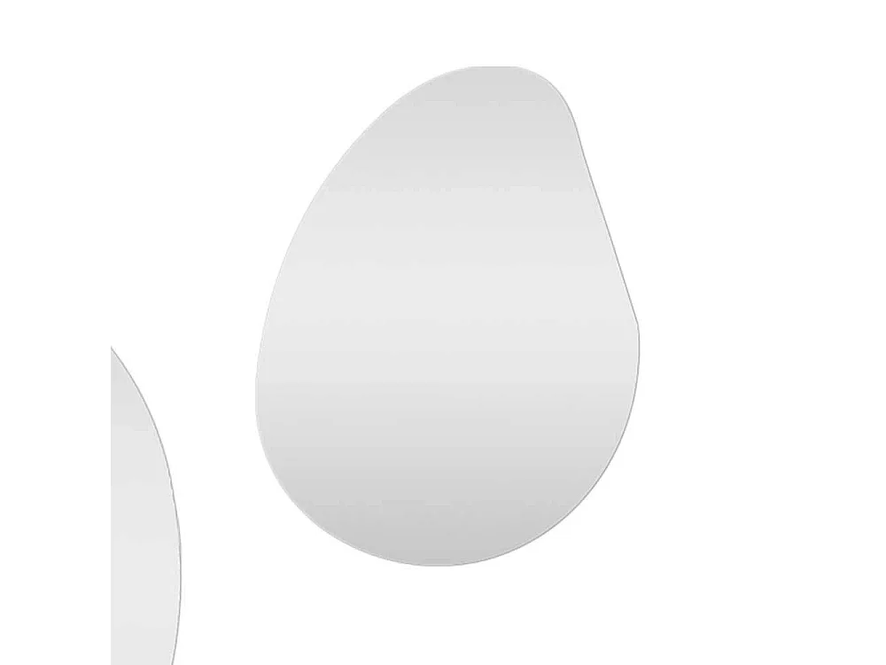 Wandspiegel Set in organischer Form modernes Design (dreiteilig)