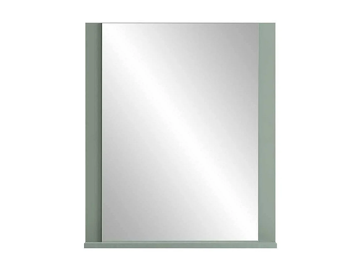 Garderobenspiegel mit Ablage in Graugrün Skandi Design
