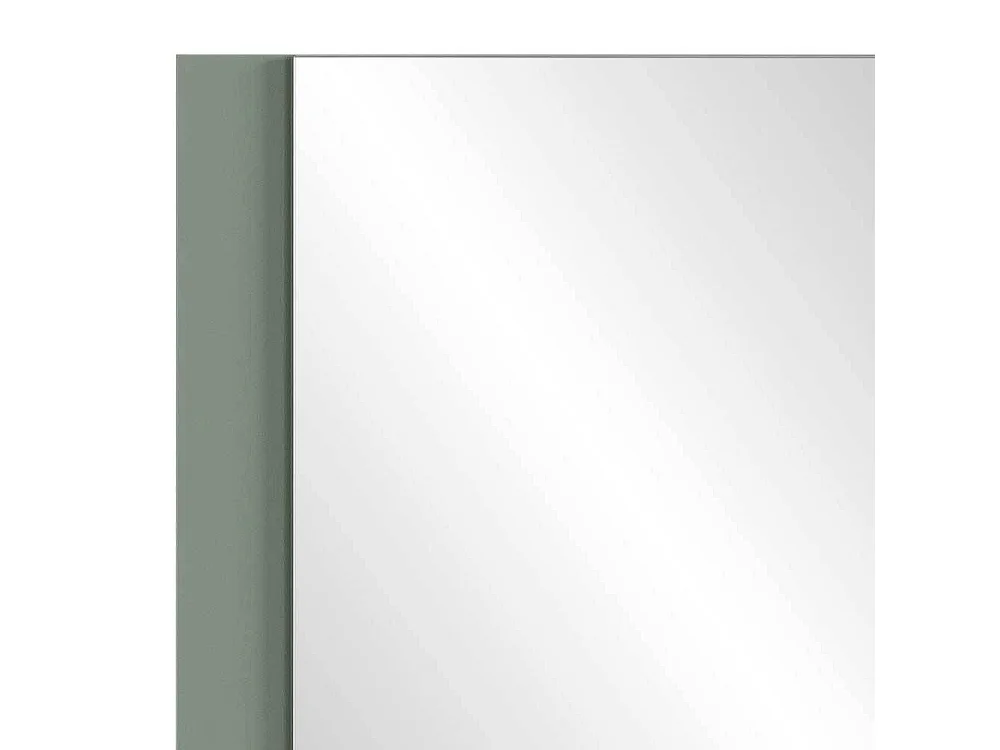 Garderobenspiegel mit Ablage in Graugrün Skandi Design