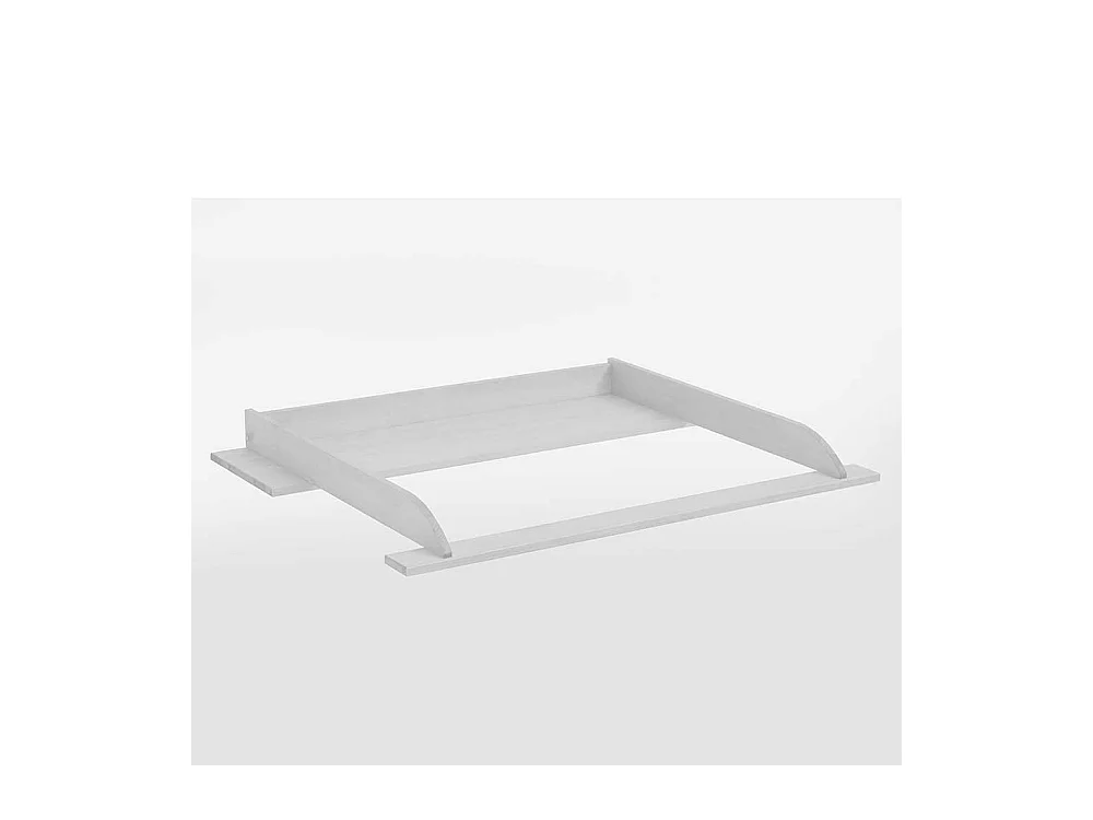 Wickeltisch in Weiß Kiefer teilmassiv