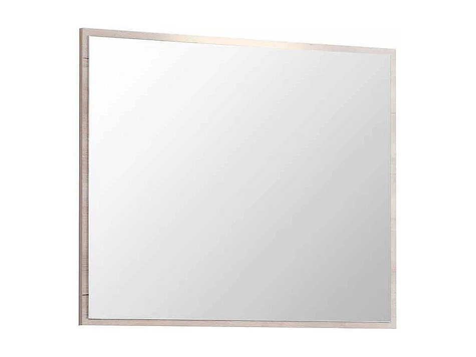 Badspiegel in Buche hell LED Beleuchtung