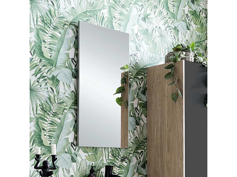 Rechteckiger Spiegel 80 cm hoch 40 cm breit Made in Germany