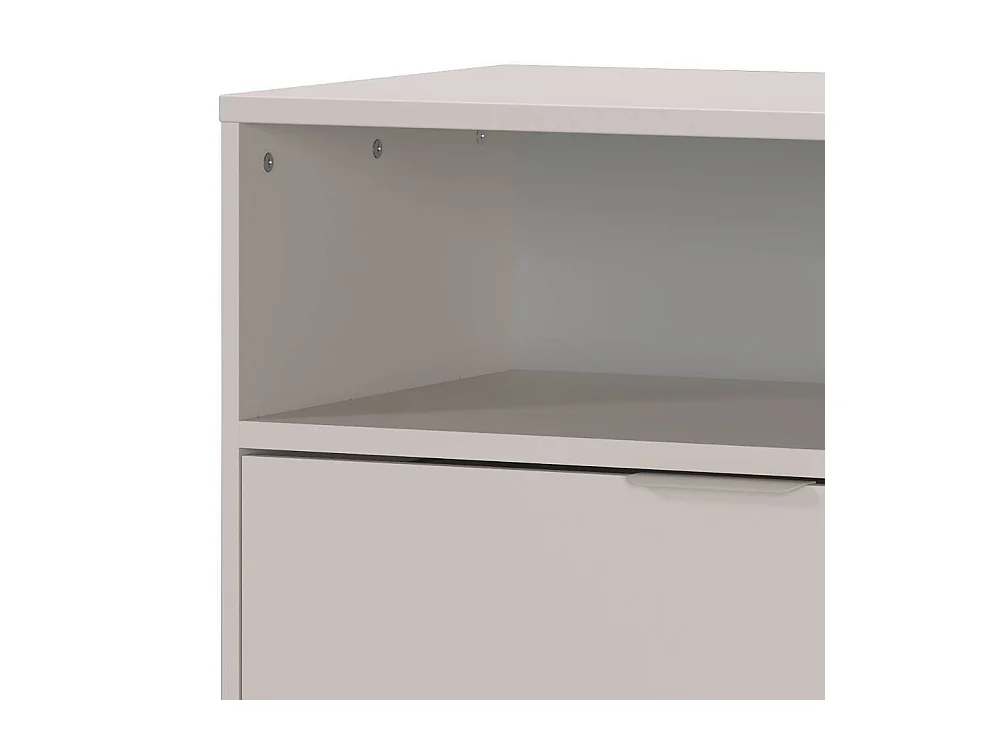 Babykommode Kommode Kinderzimmer mit zwei Schubladen und einem offenen Fach