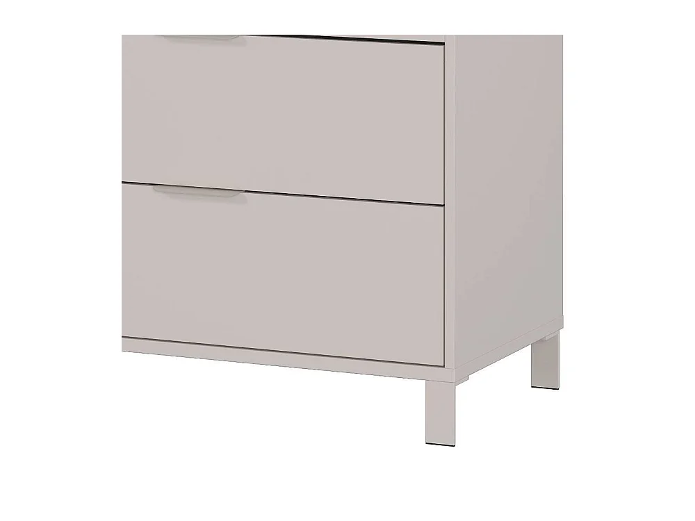 Babykommode Kommode Kinderzimmer mit zwei Schubladen und einem offenen Fach