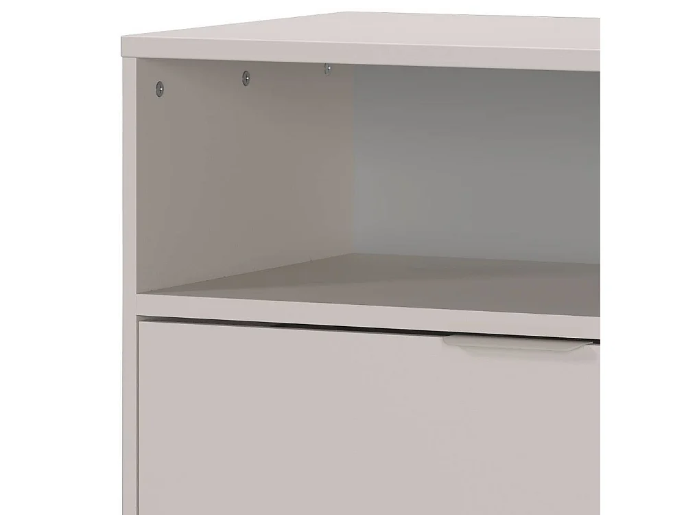 Babykommode Kommode Kinderzimmer mit zwei Schubladen und einem offenen Fach