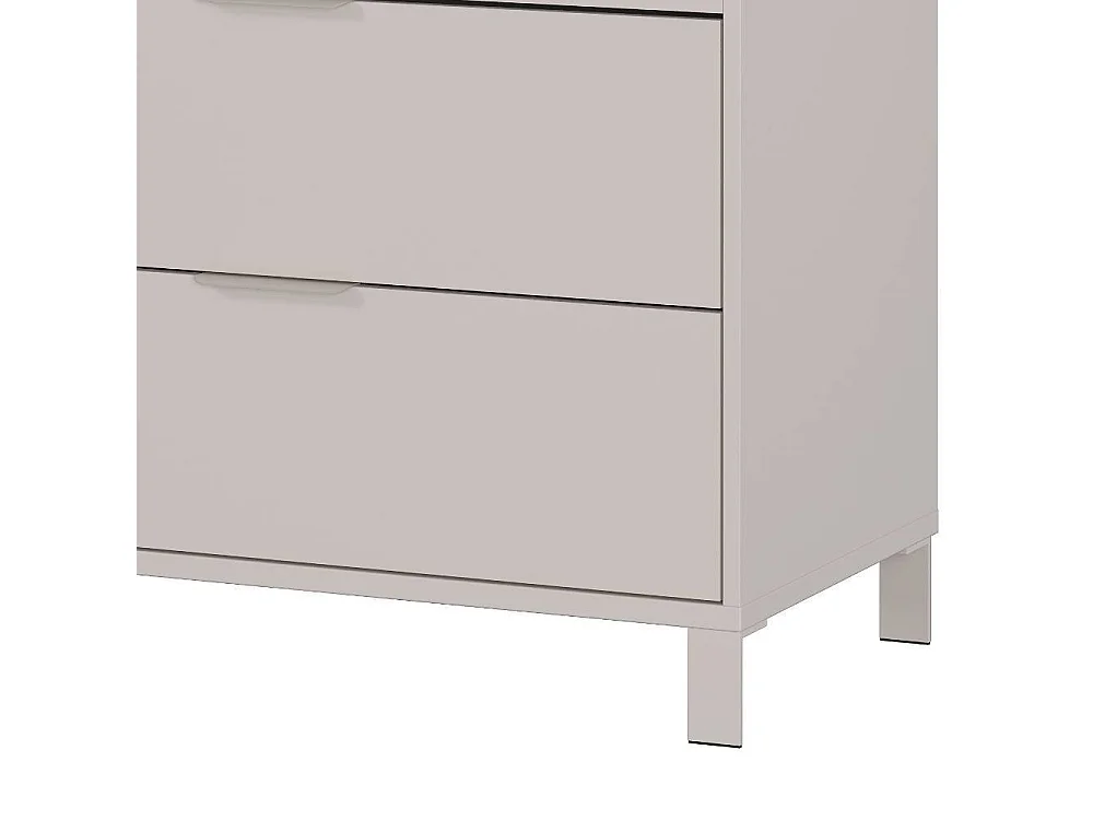 Babykommode Kommode Kinderzimmer mit zwei Schubladen und einem offenen Fach