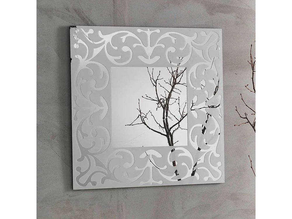 Flurspiegel mit Motivdruck 80 cm breit