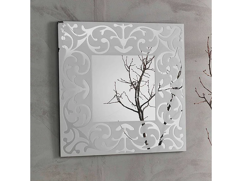 Flurspiegel mit Motivdruck 80 cm breit