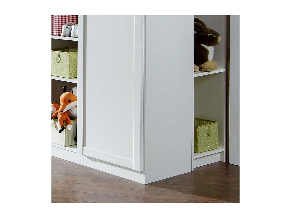 Baby Wickelkommode in Weiß 120 cm breit - 75 cm tief