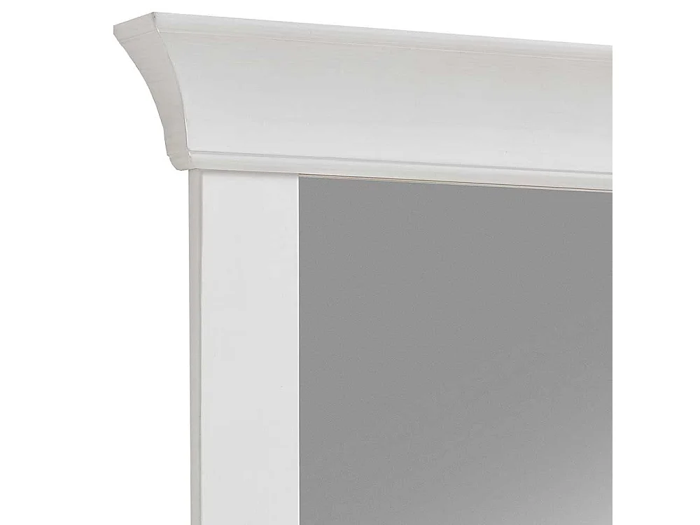 Badezimmer Spiegel in Weiß Kiefer Massivholz