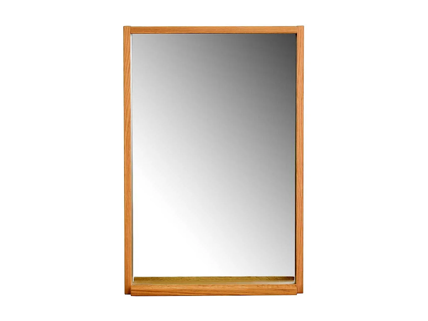 Flurspiegel zum Aufhängen in Eichefarben 60 cm hoch - 40 cm breit