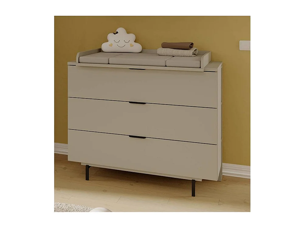 Kinderkommode Babykommode mit drei Schubladen 105 cm breit