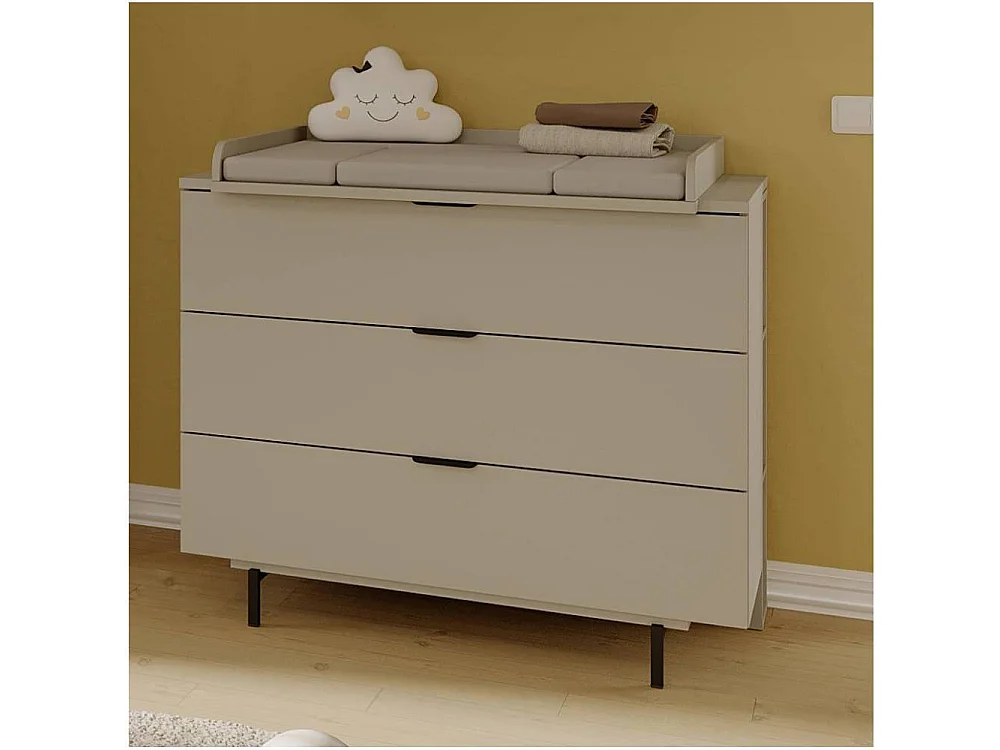 Kinderkommode Babykommode mit drei Schubladen 105 cm breit