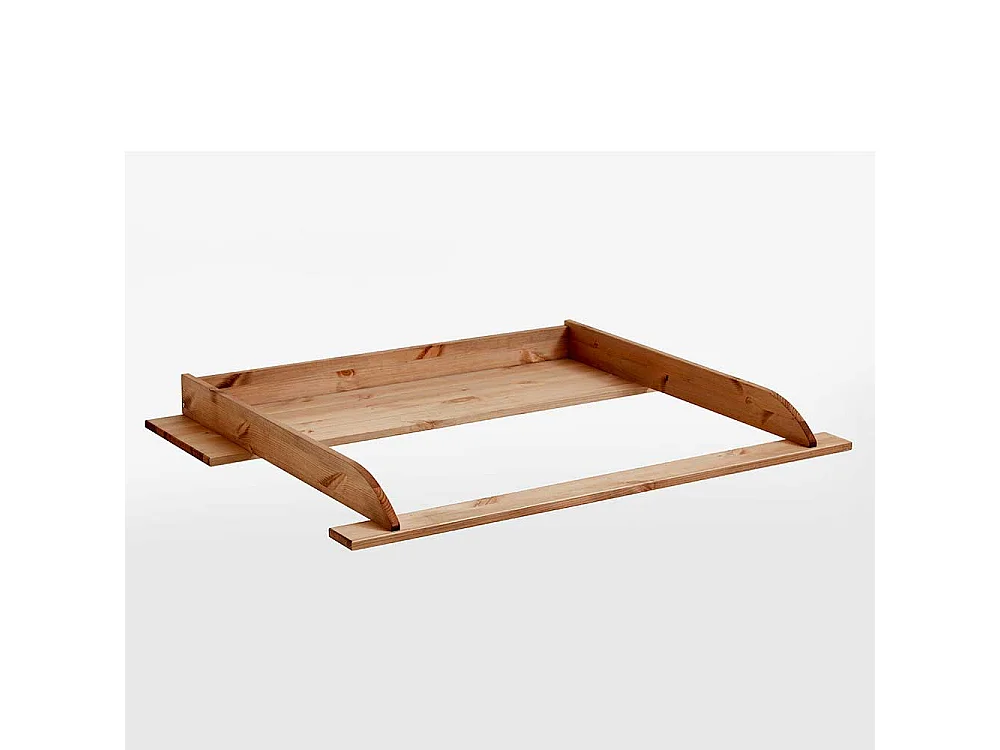 Wickelkommode aus Kiefer teilmassiv drei Schubladen