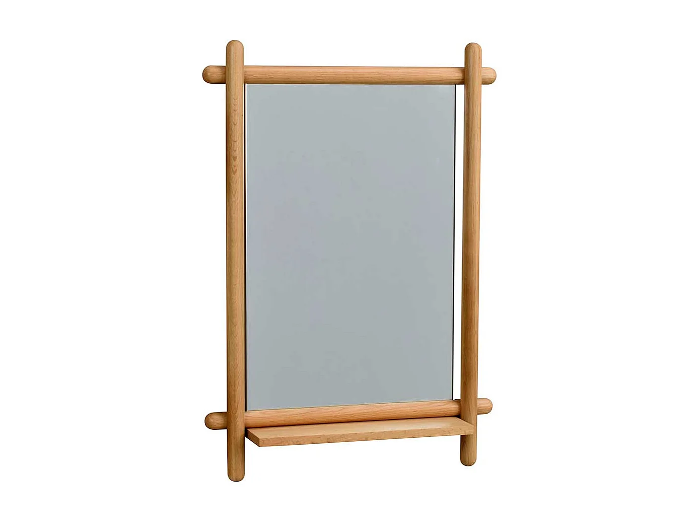 Wandspiegel aus Eiche Massivholz modern