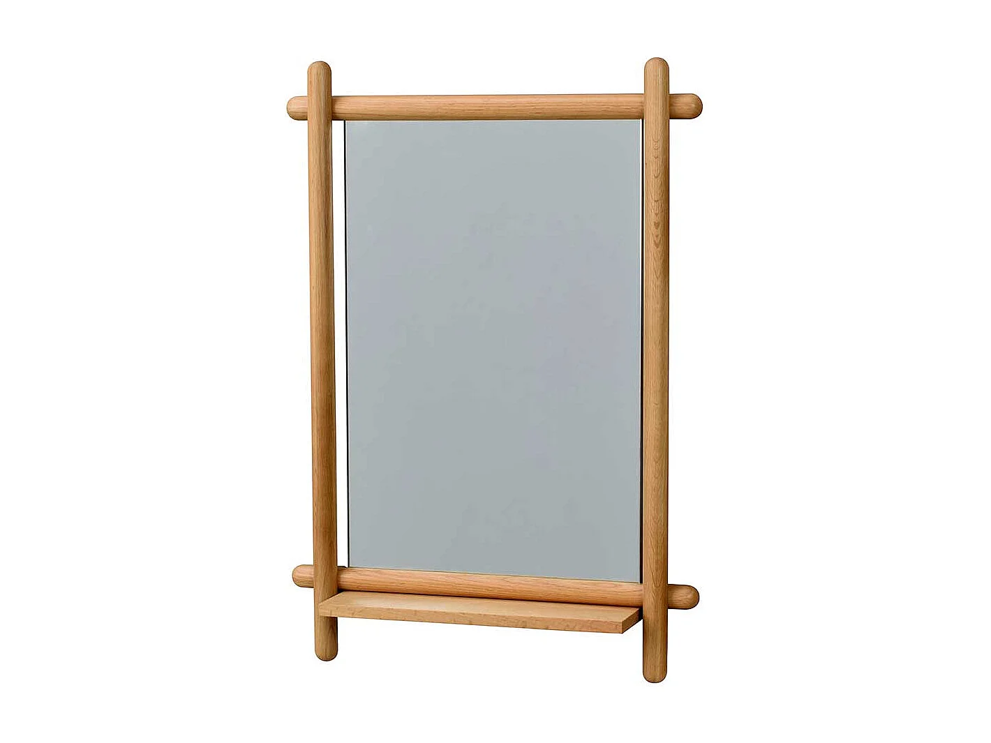 Wandspiegel aus Eiche Massivholz modern