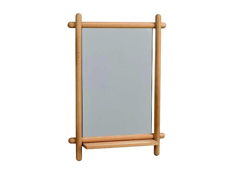 Wandspiegel aus Eiche Massivholz modern