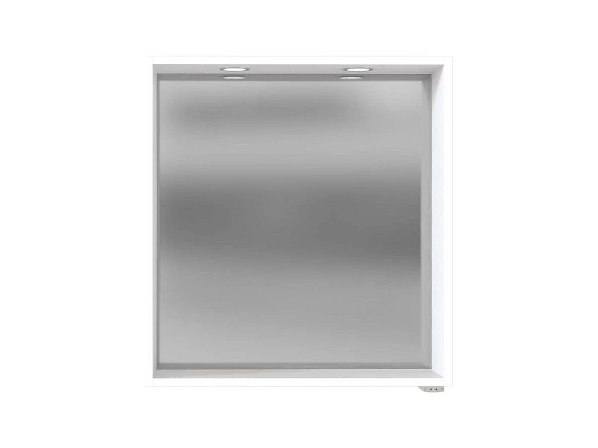 Badezimmerspiegel mit LED Beleuchtung Weiß