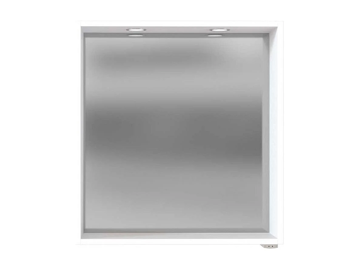 Badezimmerspiegel mit LED Beleuchtung Weiß