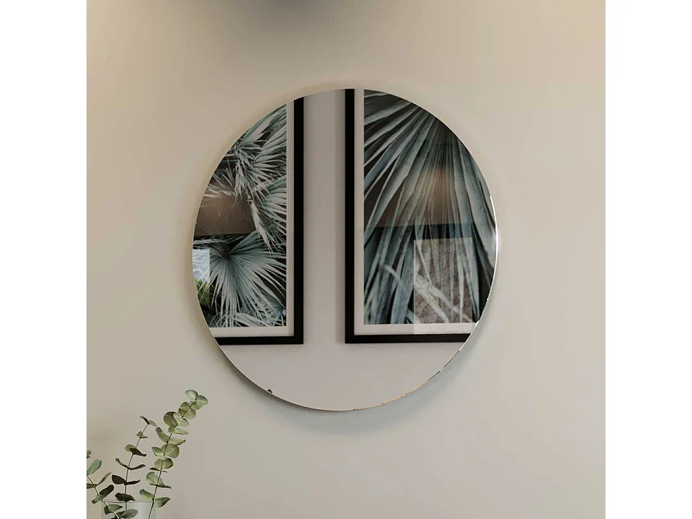 Wand Flurspiegel rund 60 cm Durchmesser Made in Germany