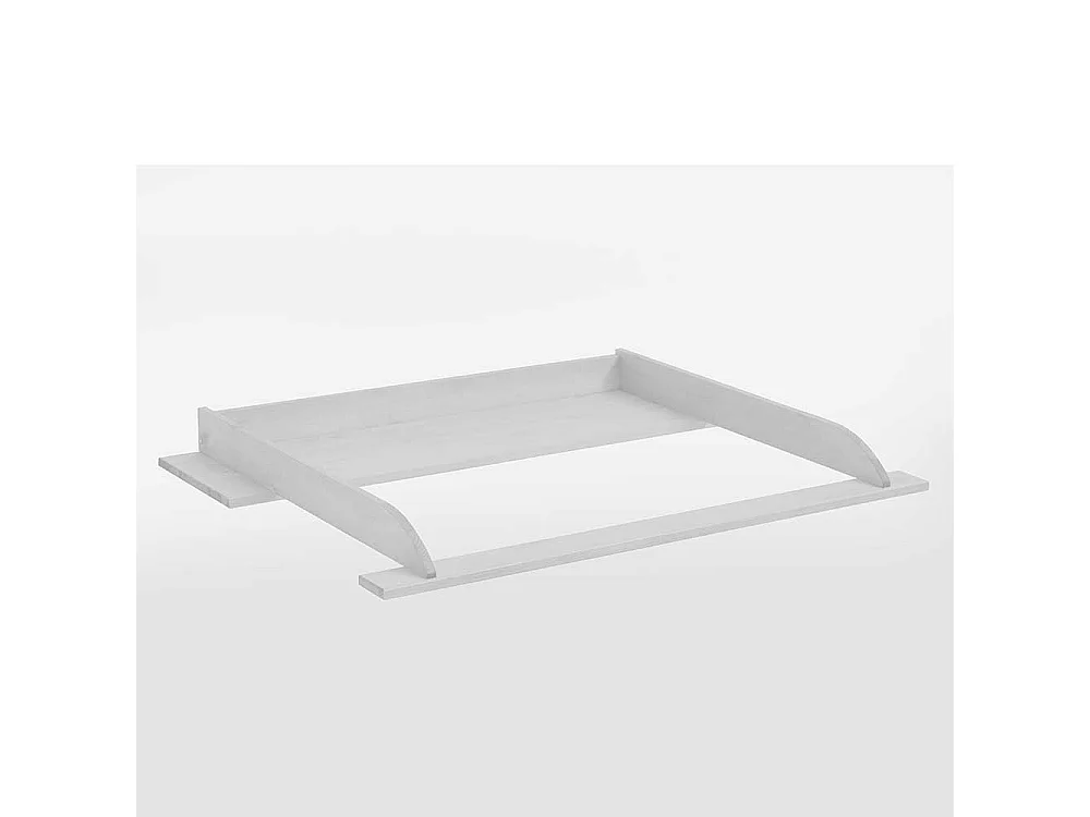 Wickeltisch in Weiß Kiefer teilmassiv