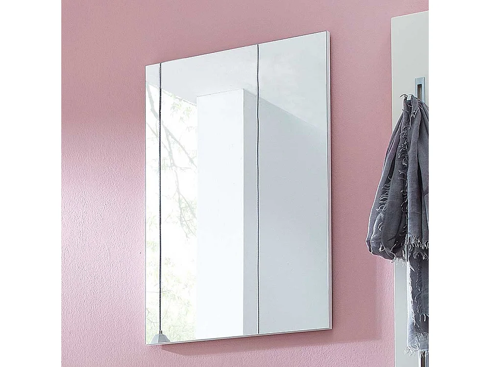 Flurspiegel in Weiß Rahmen