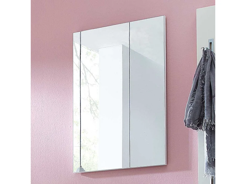 Flurspiegel in Weiß Rahmen