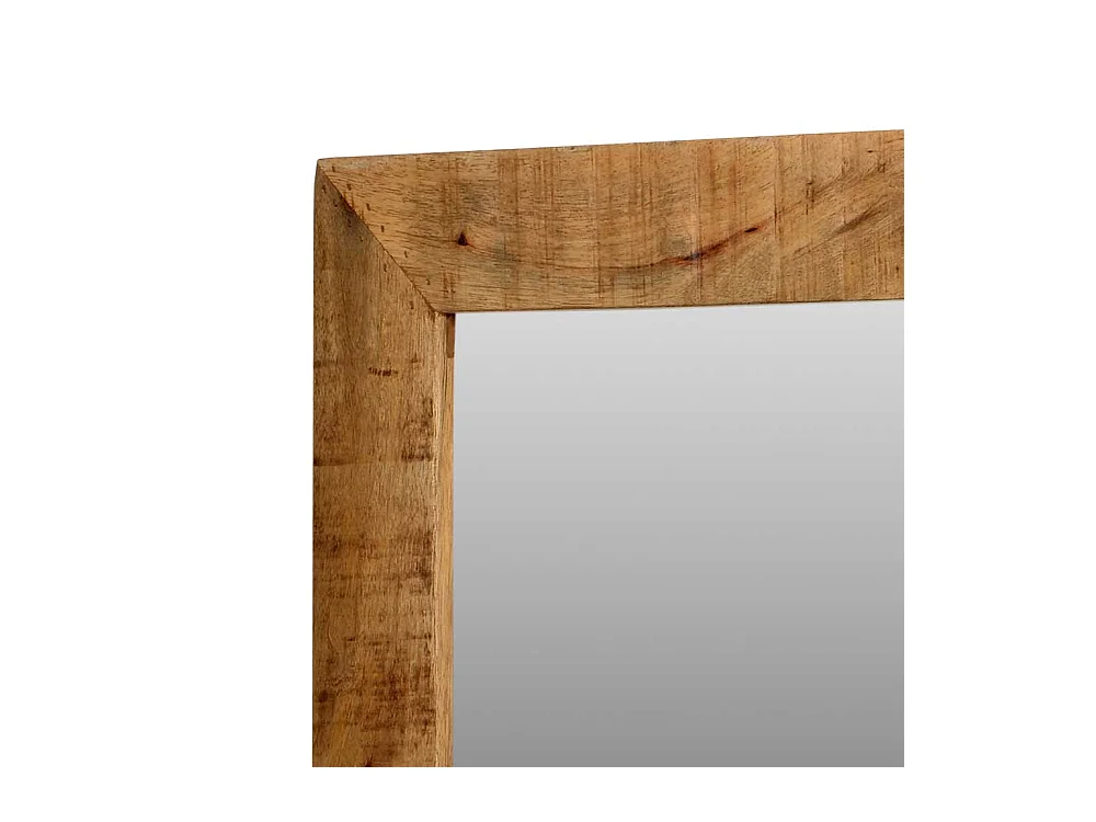 Spiegel mit Massivholzrahmen Ablage