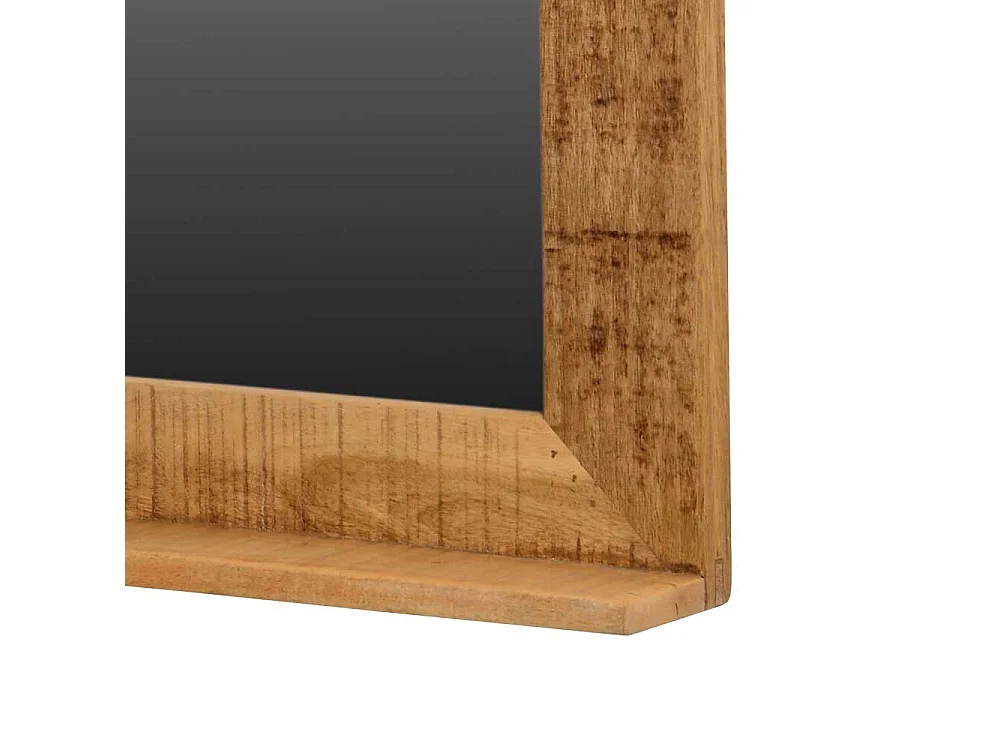 Spiegel mit Massivholzrahmen Ablage