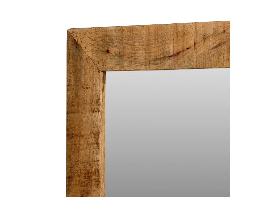 Spiegel mit Massivholzrahmen Ablage