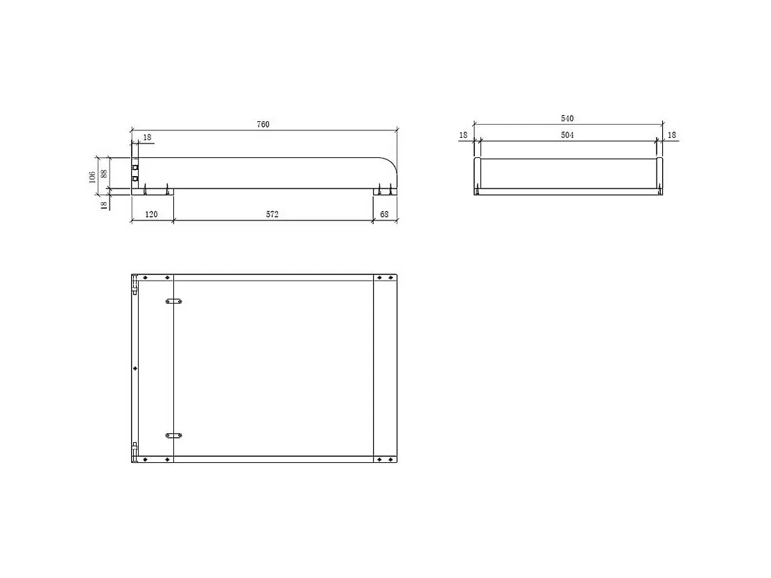 Kommode Kinderzimmer Kinderkommode mit Drehtüren in Weiß