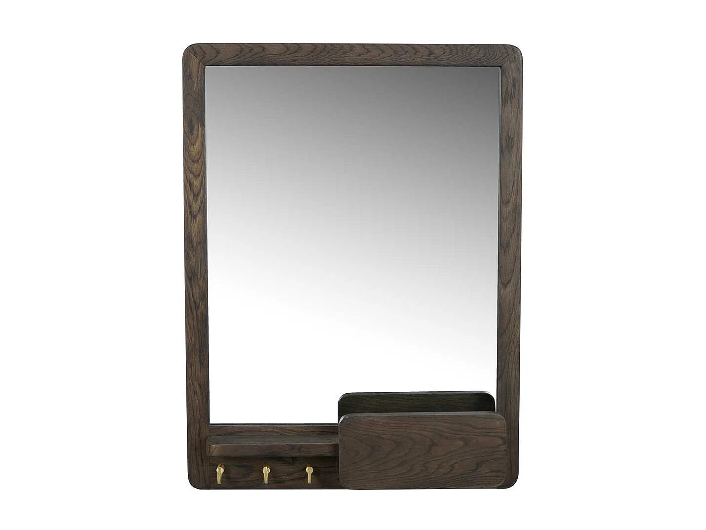 Dielenspiegel mit Holzrahmen die Wandmontage