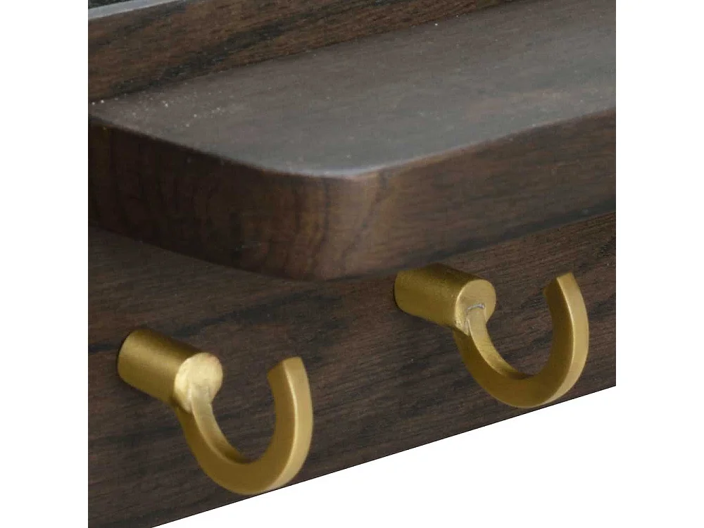 Dielenspiegel mit Holzrahmen die Wandmontage