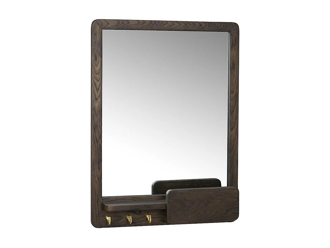 Dielenspiegel mit Holzrahmen die Wandmontage