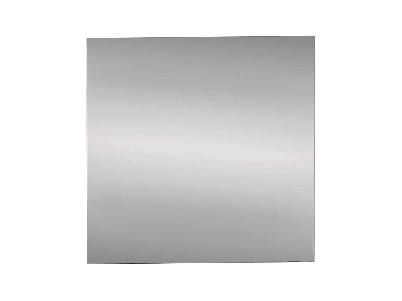 Spiegel Flur 80x80 cm Rand Wildeichefarben