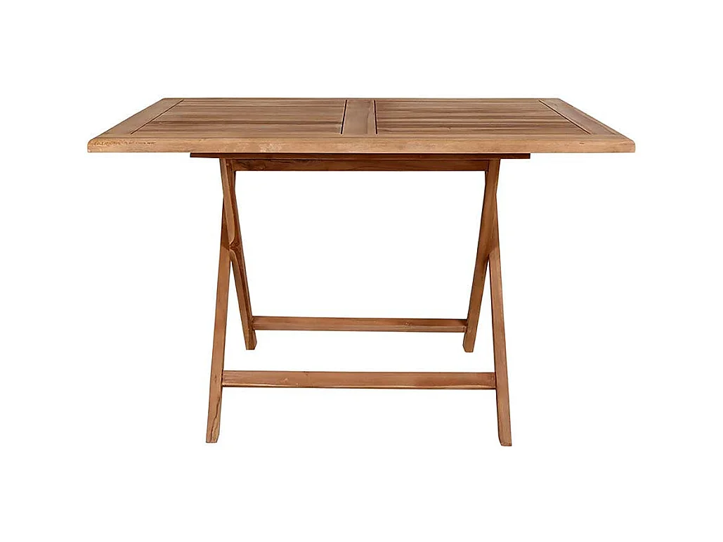 Klappbarer Tisch aus Teak Massivholz Garten