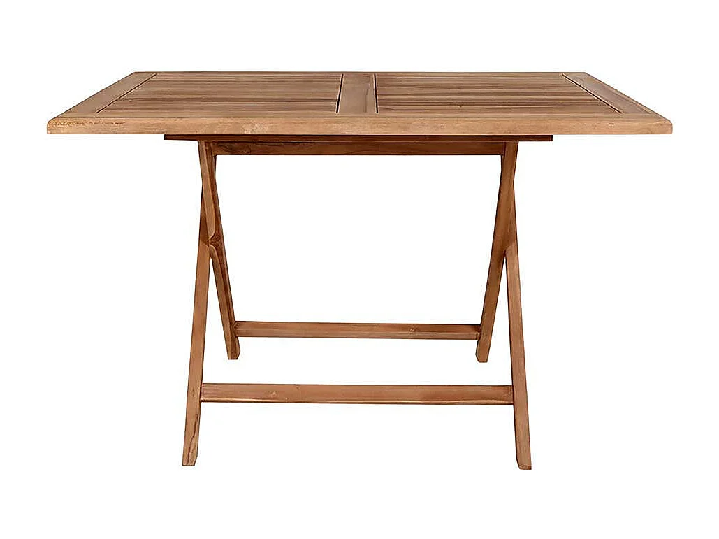Klappbarer Tisch aus Teak Massivholz Garten