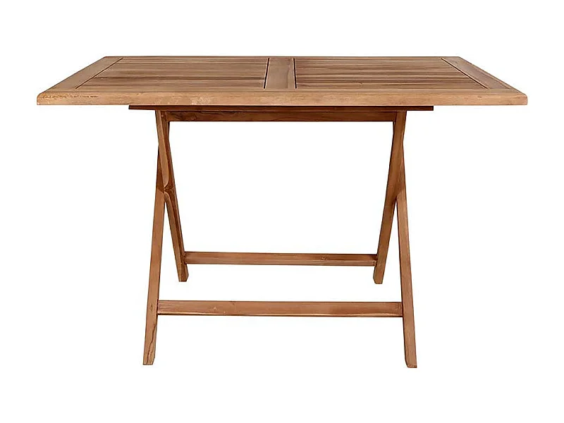 Klappbarer Tisch aus Teak Massivholz Garten