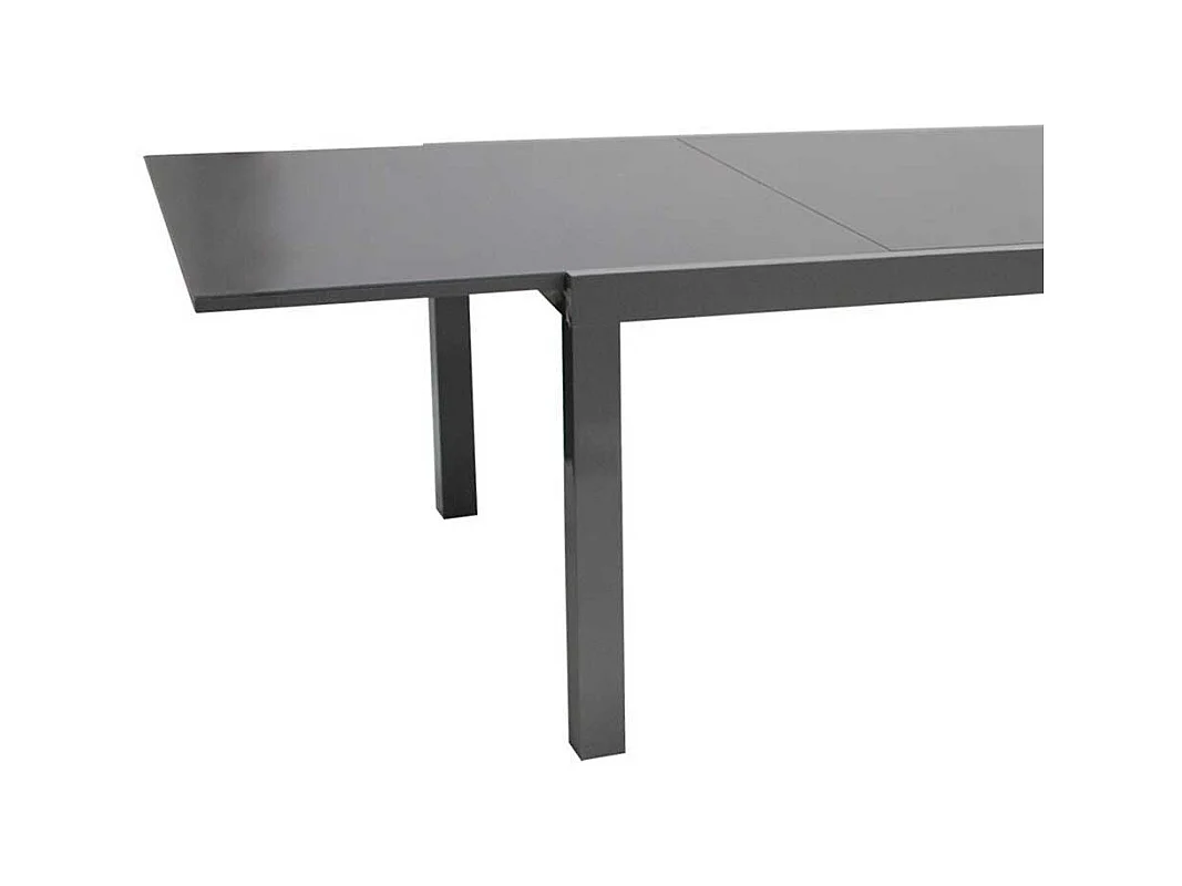 Terrassen Esstisch in Grau verlängerbar