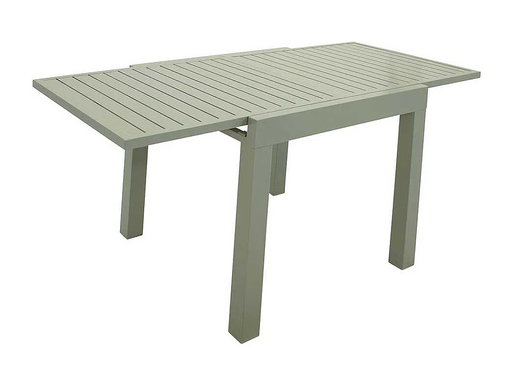 Terrassentisch verlängerbar aus Aluminium pulverbeschichtet