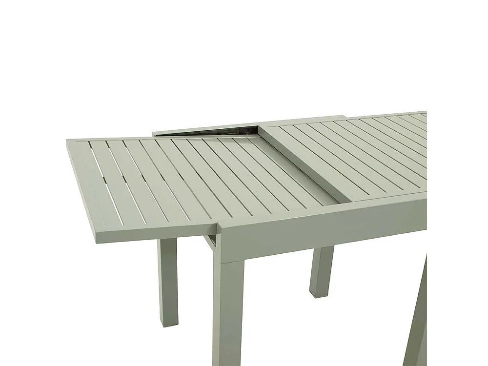 Terrassentisch verlängerbar aus Aluminium pulverbeschichtet