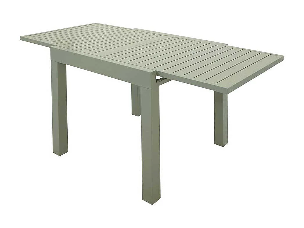 Terrassentisch verlängerbar aus Aluminium pulverbeschichtet