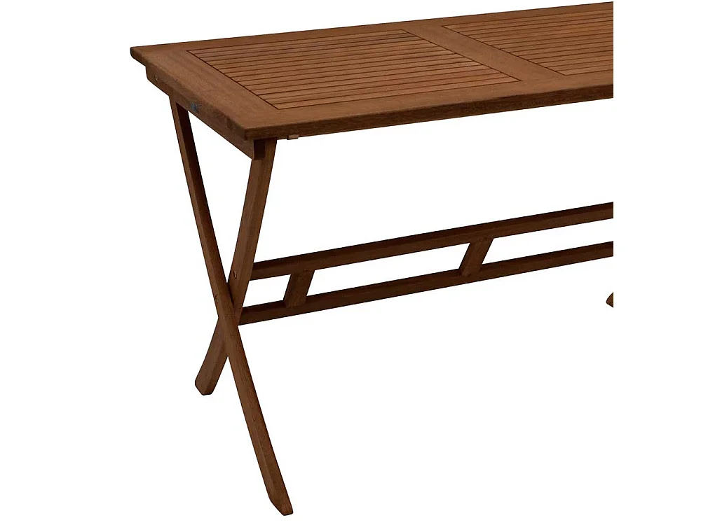 Terrassen Klapptisch aus Eukalyptusholz 120 cm breit