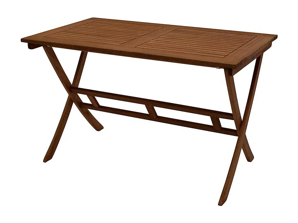 Terrassen Klapptisch aus Eukalyptusholz 120 cm breit