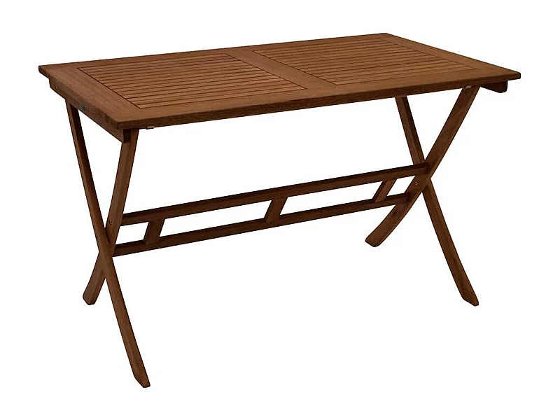 Terrassen Klapptisch aus Eukalyptusholz 120 cm breit