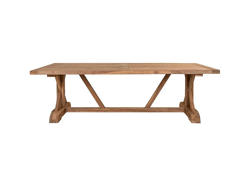 Massivholztisch Gartentisch im Landhausstil 240 cm breit