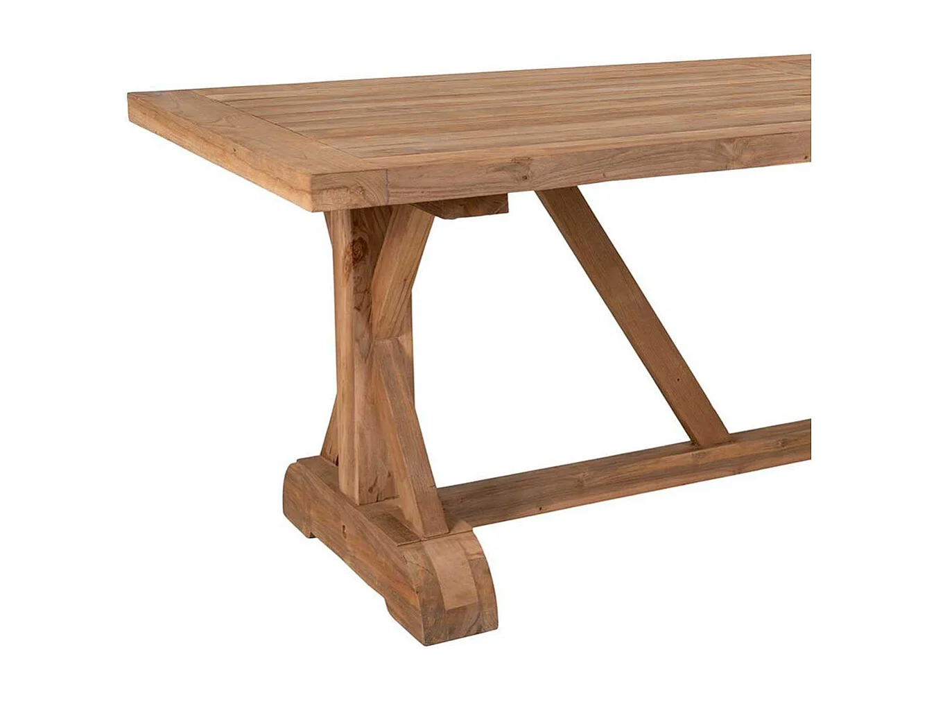 Massivholztisch Gartentisch im Landhausstil 240 cm breit