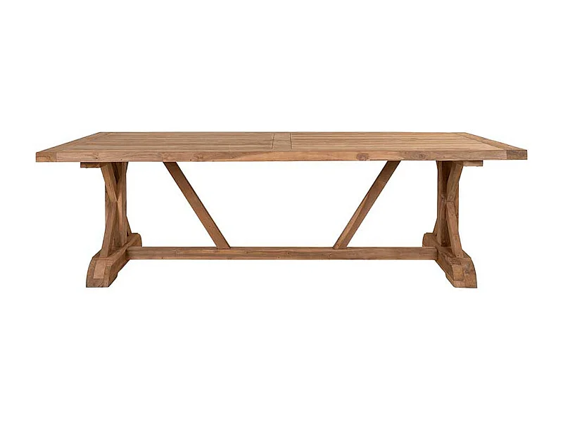 Massivholztisch Gartentisch im Landhausstil 240 cm breit